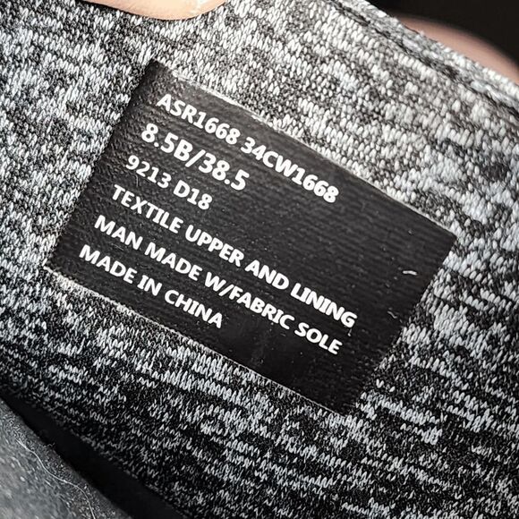 Copper Fit Women's Slip On Gray Black White Platform Sandals Size 8.5 - Picture 5 of 9